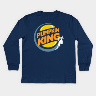 Pumpkin King Kids Long Sleeve T-Shirt